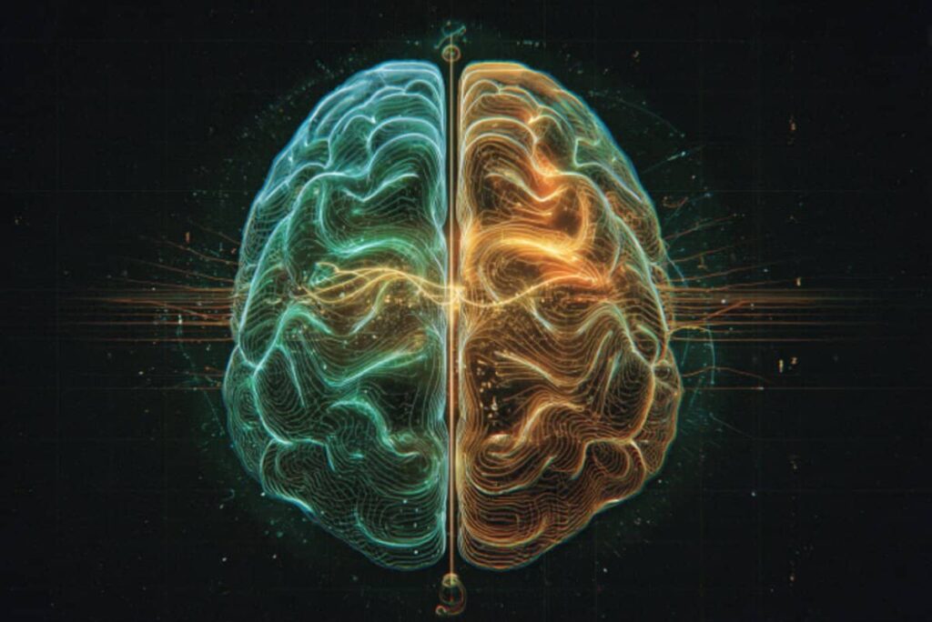 Brain Waves Hand Off Visual Signals Across Hemispheres